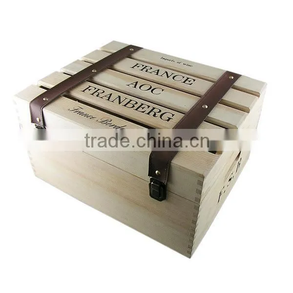 pine wood wine boxes