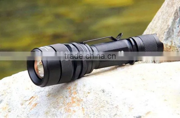 S16 IPX5 Waterproof 18650 Rechargeable 400lumens T6 LED High Power Police Security Led Flashlight
