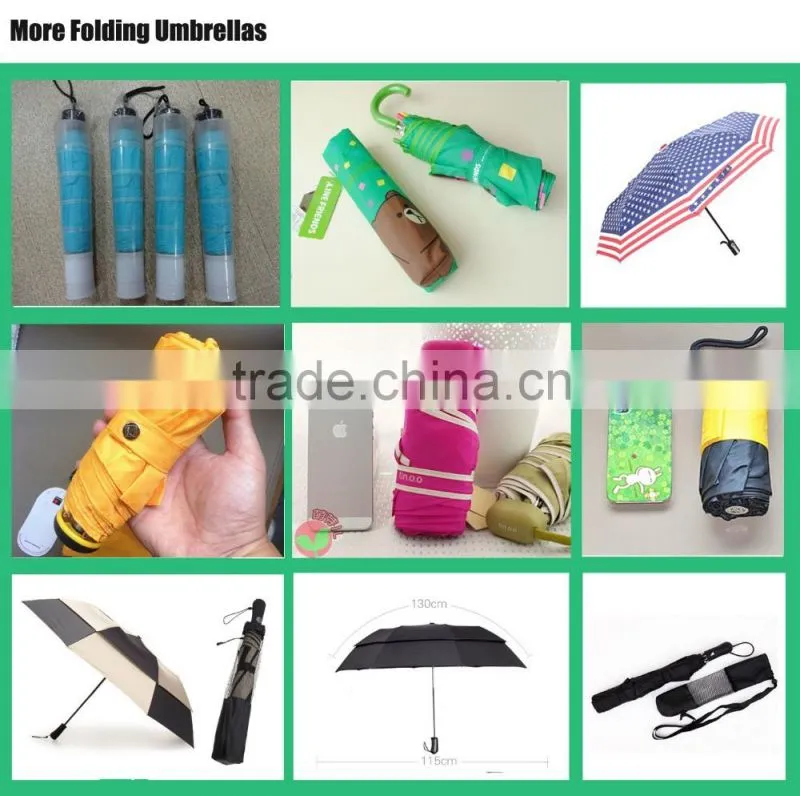 Fashion 16k straight edge wind breaker umbrella wooden