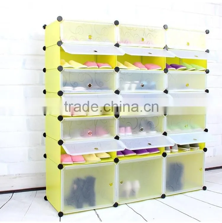 PP material DIY Shoe rack