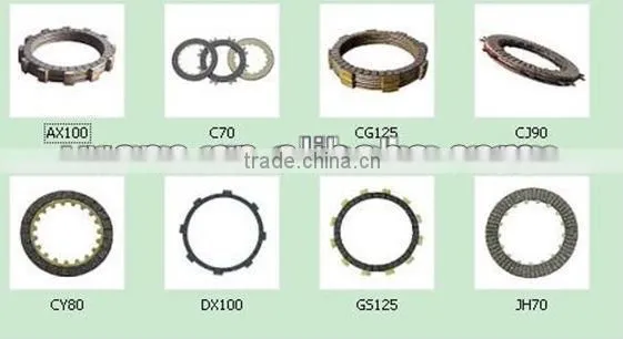 cork base friction motorcycle flat cd70 clutch plate