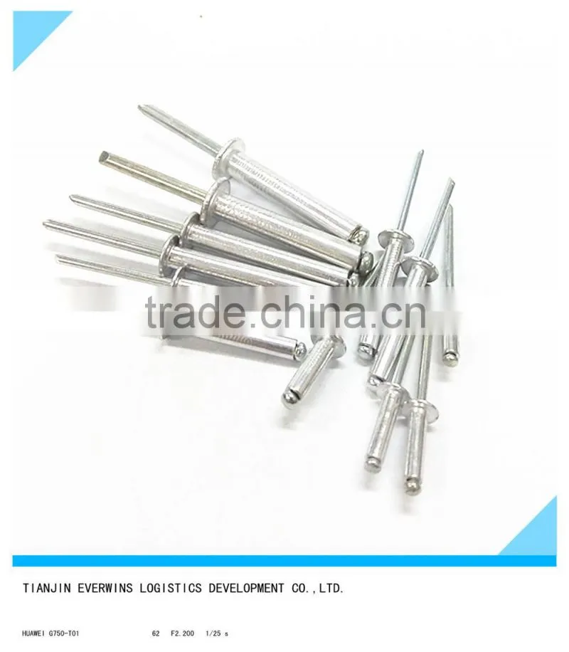 Countersunk head Aluminium Blind rivets