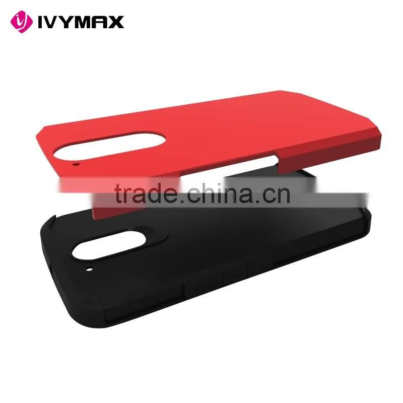 Top sale wholesale hybrid combo case for Motorola Moto G4 Plus