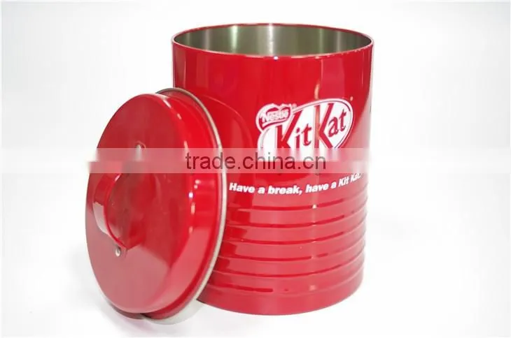 Wholesale food use packaging storage tin box packaging