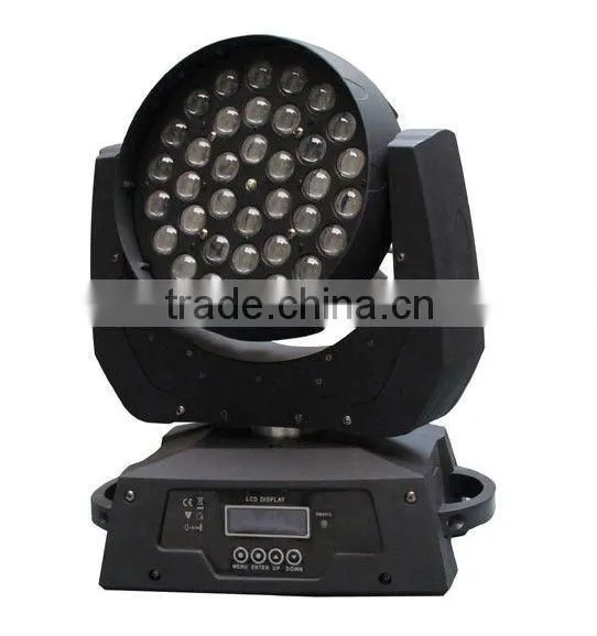 2015 Hot selling item A-2092 10w 36pcs 4 in 1 led wash with zoom