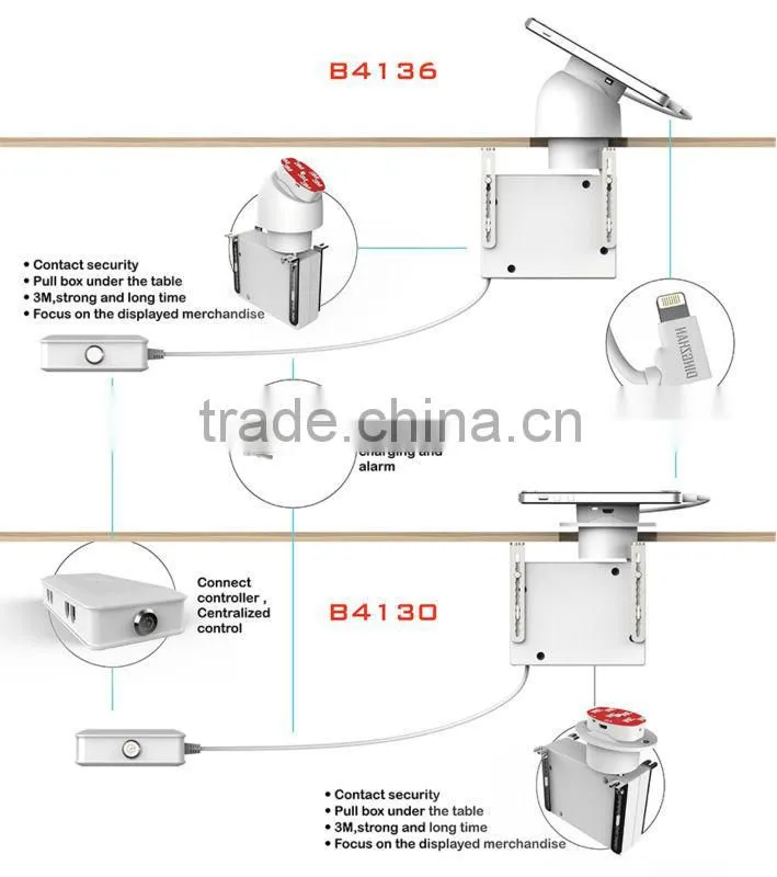 Anti-theft Alarm Cellphone Display Stand Mobile Phone Security Holder