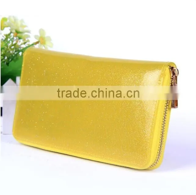 Wholesale top quality lady clutch purse pu leather women wallets
