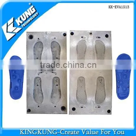Cheapest price EVA outsole injection mould 1 mould 2 pairs