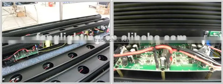 8x10w professional RGBW color changing led bull bar light