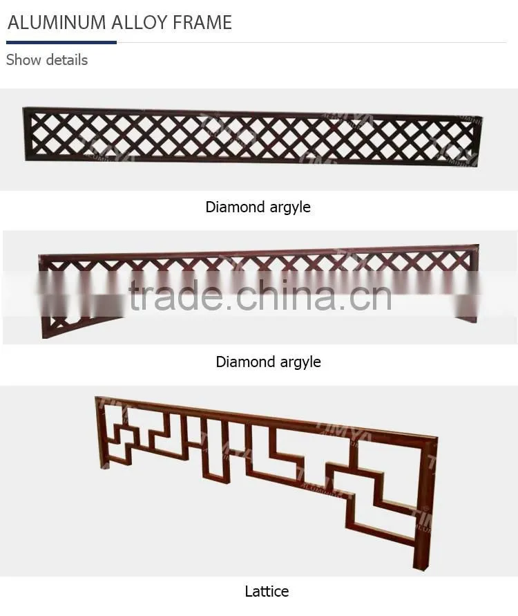 2015 hot sale outdoor pergola cover designs supplier