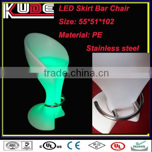 Battery Rechargeable LED glow modern home bar furniture