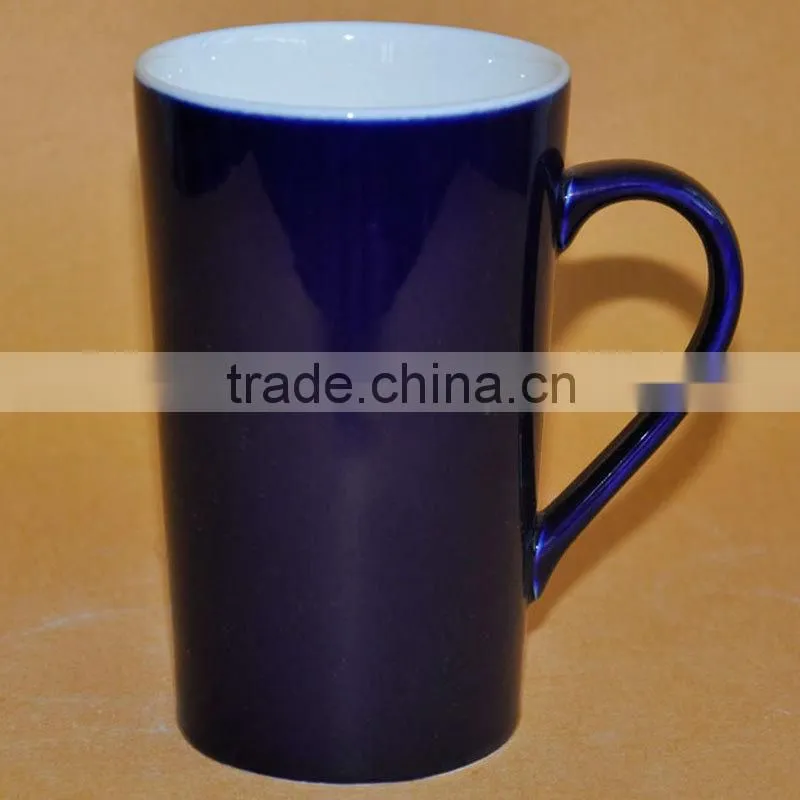 Stoneware Ceramic Type white and black porcelain mug