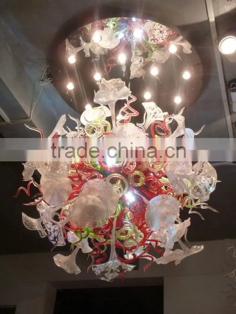 blown art glass chandelier xo--20141007 Hand-blown glass Chandelier morden chandelier
