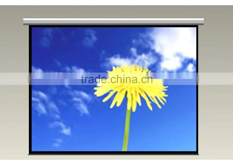 home theater projection screen and classroom projection screen electric style