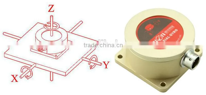 Angle Speed Sensor Gyro Compass 0.1 Resolution