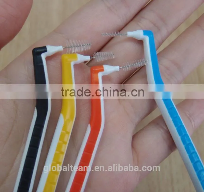 L Shape Adult Dental Disposable Interdental Brush