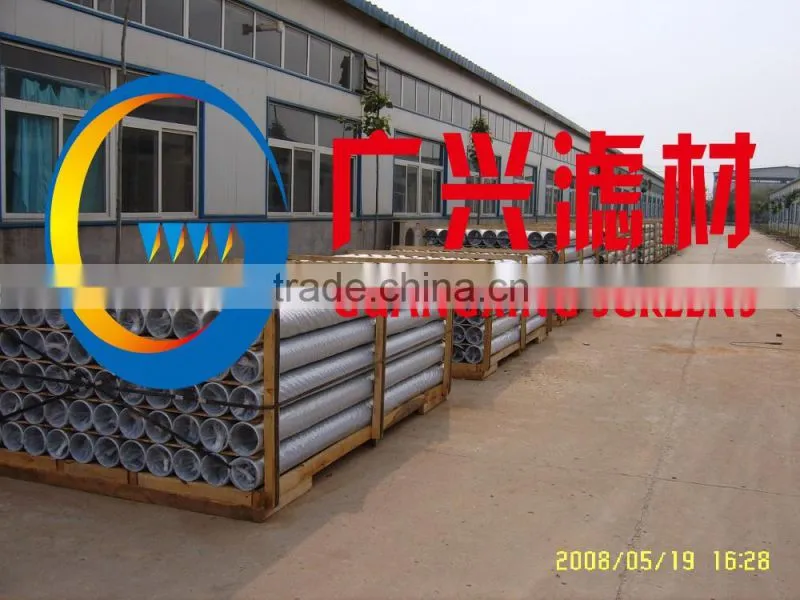 8" 5/8 diameter stainless steel rod base screen