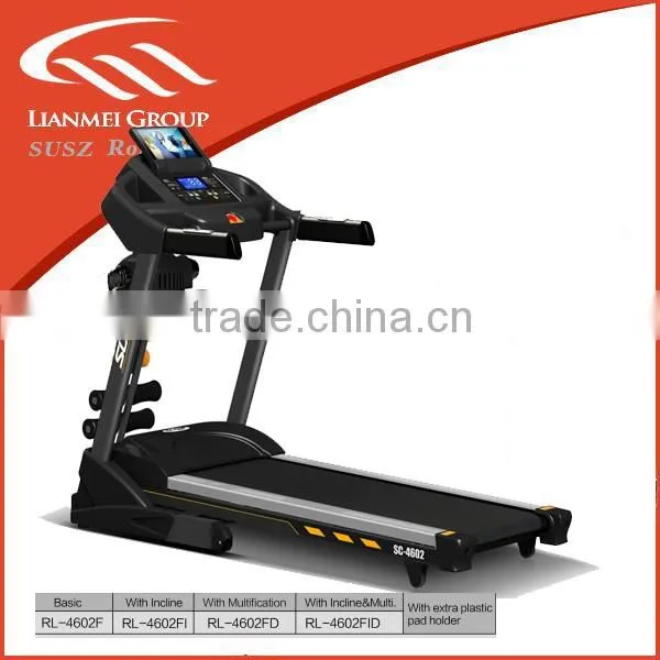 new motorized treadmill with extra touch screen pad available wifi connecting