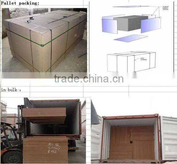 shining slatwall with aluminum insert