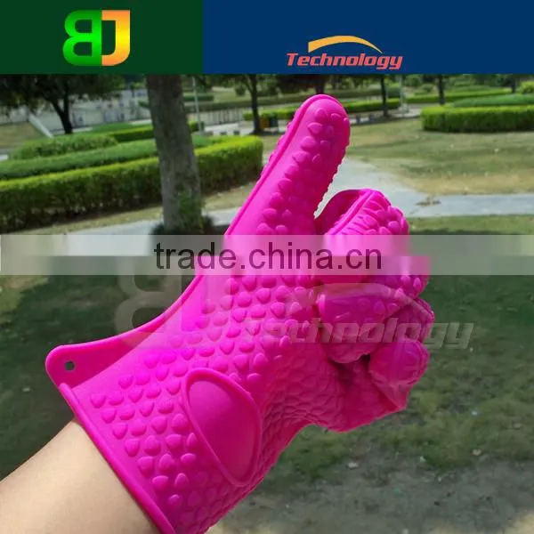 New Products 2014, 100% FDA grade, Rock Bottom Prices, waterproof, Heat Resistant Silicone Oven Gloves, Silicone BBQ Gloves