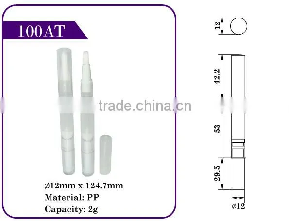 Long-Lasting Lip Gloss Rotary Lipgloss Pen Private Label Lip Gloss