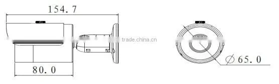 2015 original Dahua DH-IPC-HFW4100S multi-language 1.3MP Network IP Camera IR Full HD 1080P English POE bullet camera
