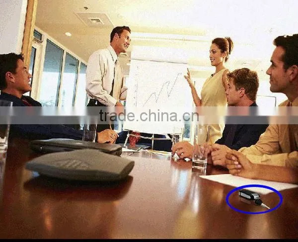 Hidden motion detection mini camera car key