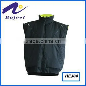 detachable winter high visibility safety jacket