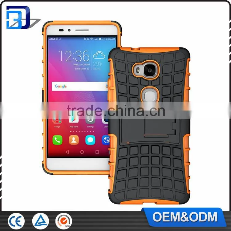 Wholesale Cheap Goods Combo Kickstand Tire Pattern Armor Back Cover Case For Lemon 3 Tirepattern Cases For Lenovo Lemon 3 Newest