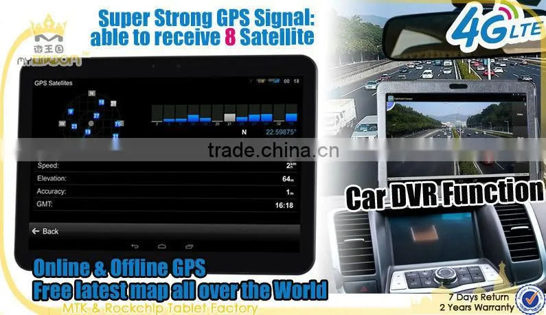 Newest mykingdom 10 inch gps sim card tablet pc