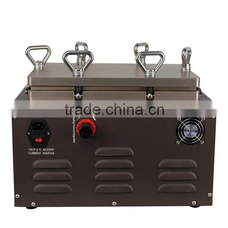 2015 new 100% no bubbles LCD & Touchscreen Laminating refurbish machine with display, without Air compressor and Air pumper.