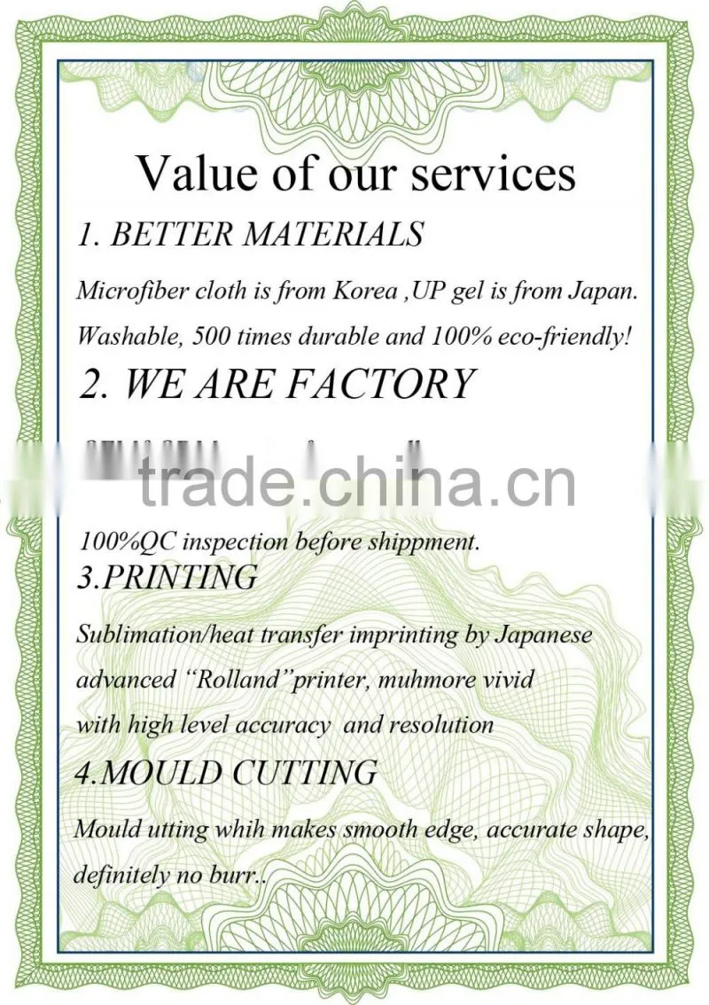 High quality custom logo printed microfiber 3D glasses cleaning cloth
