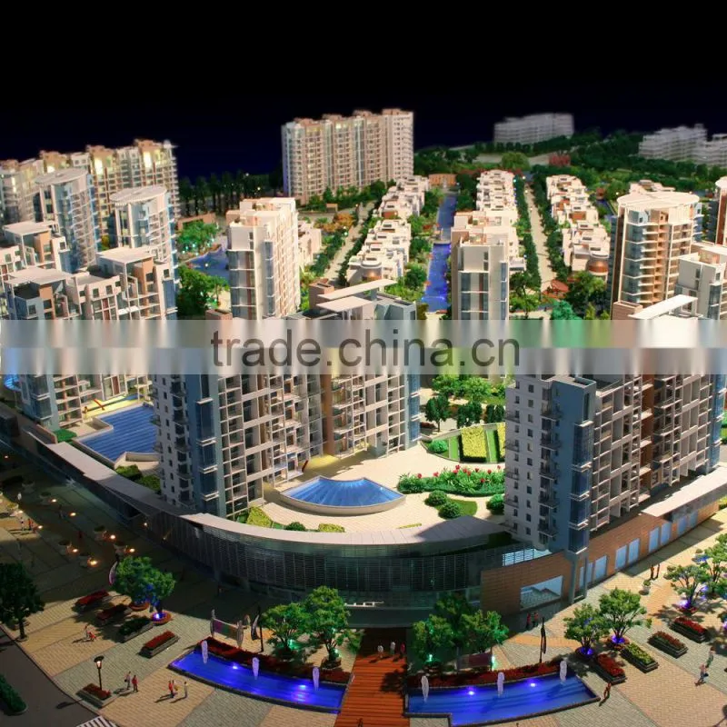 New product plastic miniature architectural model