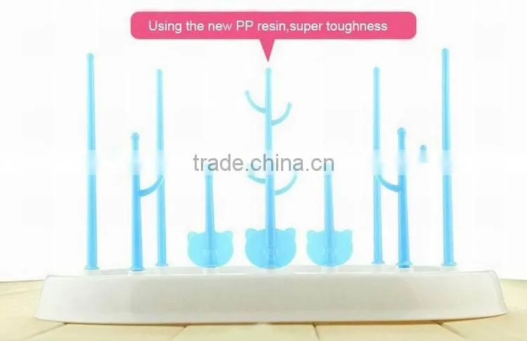 BPA free safety multifunction baby feeding bottle drying rack