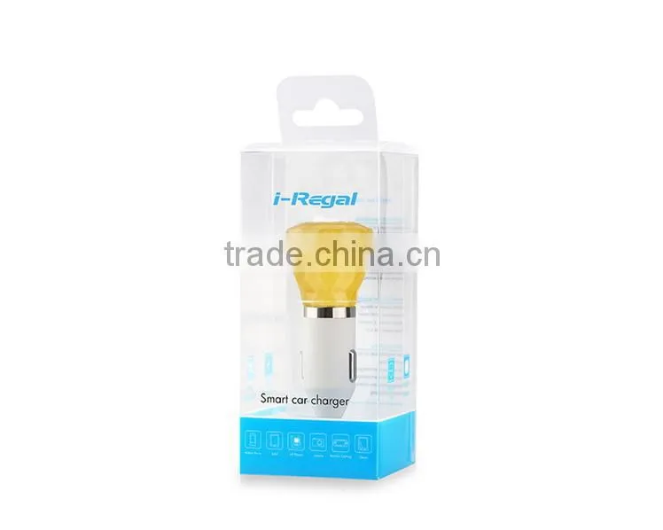 Professional universal 5V2.1A/3A Dual usb car charger manufacturer