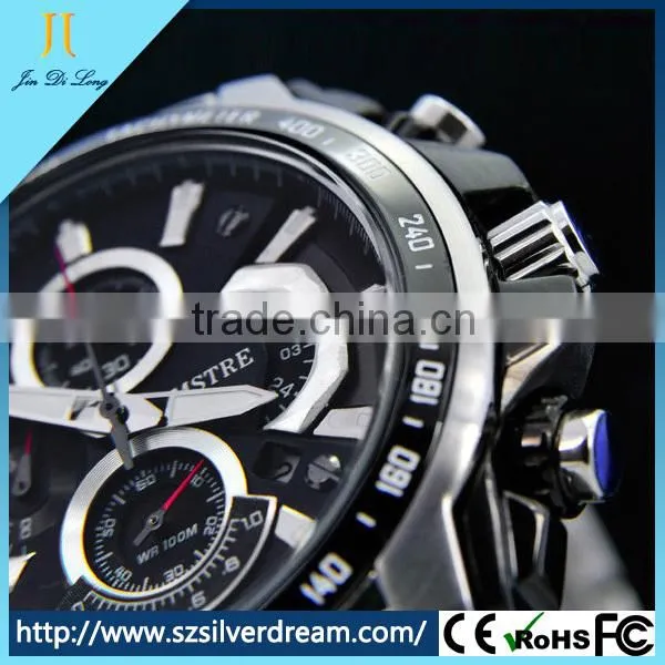 New trend fashion wristwatch high quality 316L stainless steel men quartz watch