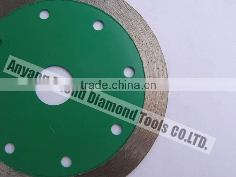 Continuous rim diamond saw blade for cutting marble,granite,concrete