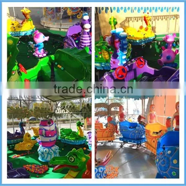 Playground outdoor and indoors kids amusement rides happy spray ball car