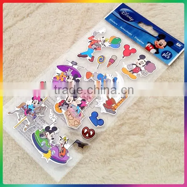 stars 3D blister cartoon stickers