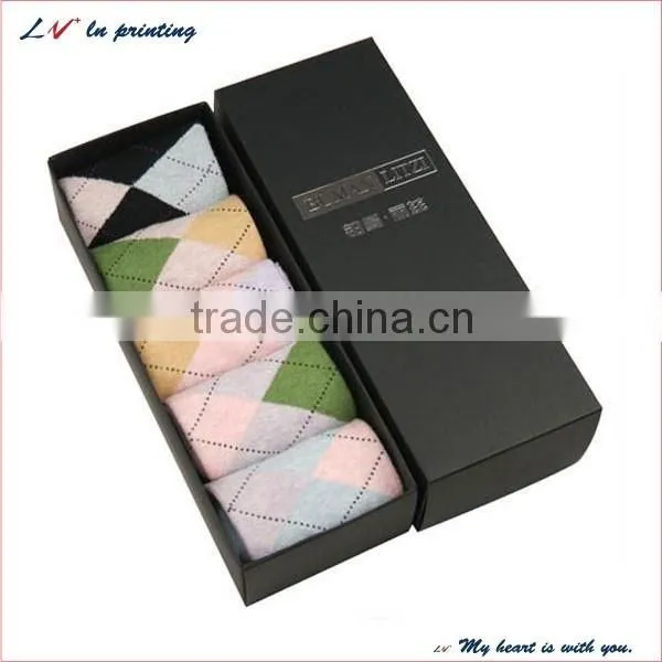 hot sale custom socks packaging box made in shanghai