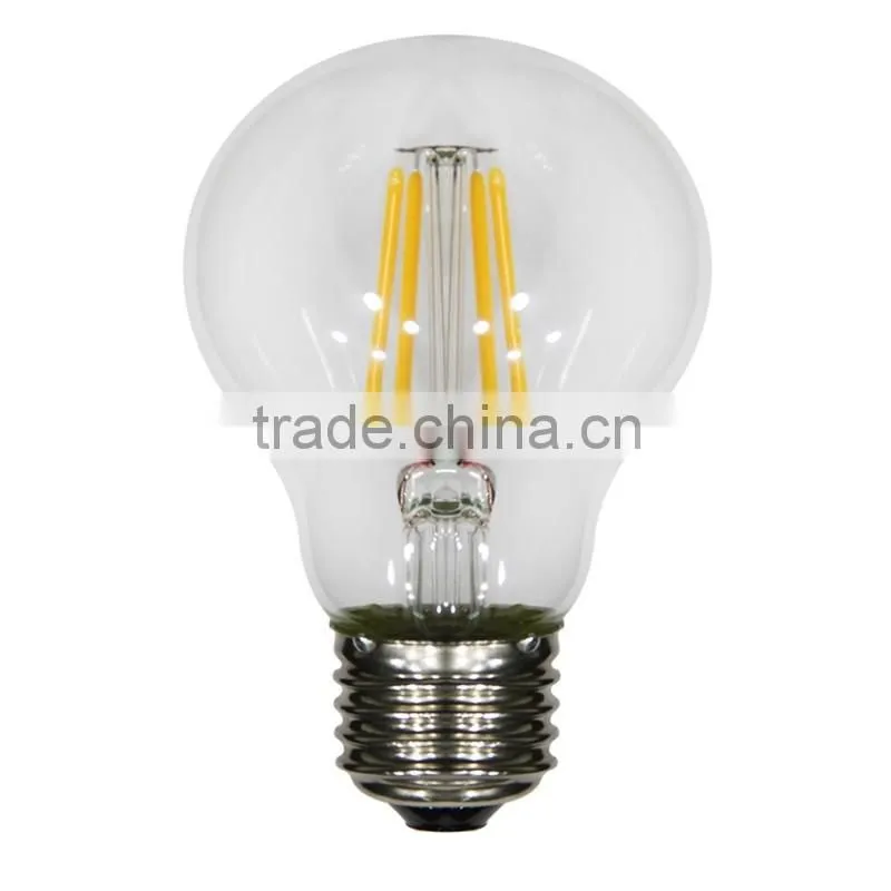 E14 4w clear cover led candle bulb with tungsten wire
