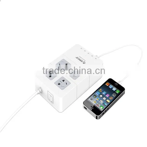 6 Gang EU Power Strip with CE/ROSH