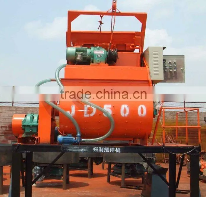 JS500 Concrete Mixer with Heavy Duty Steel Drum