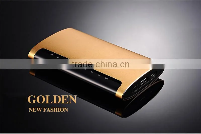 Metal fashion OEM Customized Logo 12000mAh new design power bank External Battery Charger Pack for iPhone, iPad, Samsung,