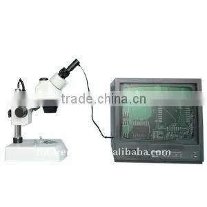 0.35 MP video trinocular stereo microscope