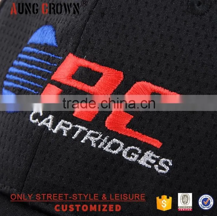 6 panel custom adjustable sports baseball caps