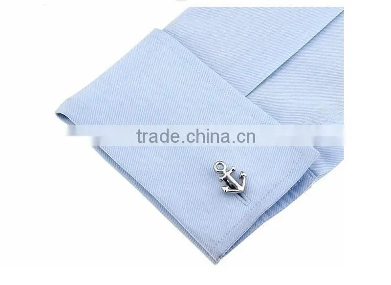 Novelty fashion jewelry seaman anchor cufflinks
