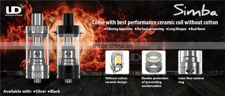 China UD 160g top filling rta tank atomizer 2016