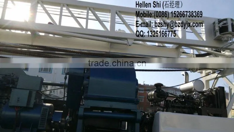 Full hydraulic truck mounted water well drilling rig 600m