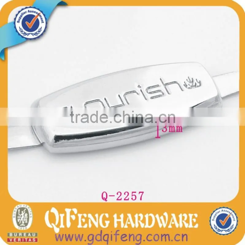 new fashion purse accessories nickel metal purse tags with low price q-2257